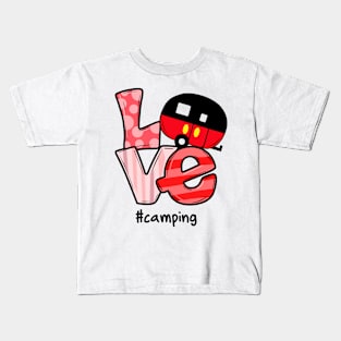 Love Camping Kids T-Shirt